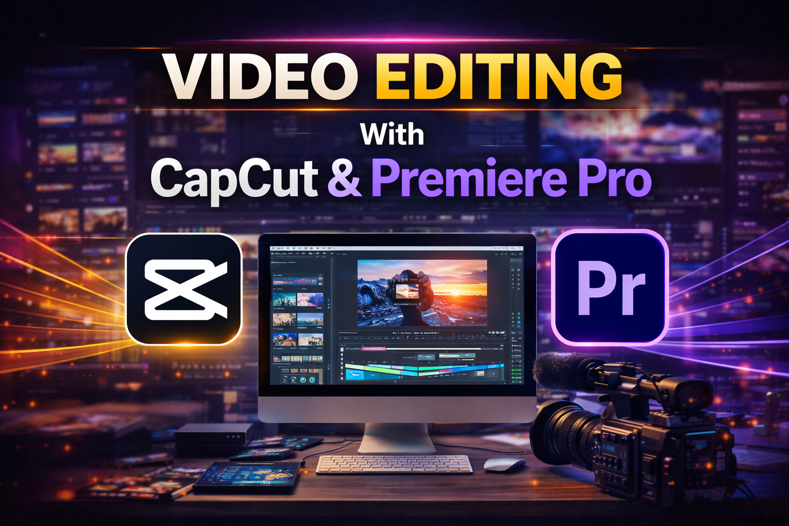 Video Editing With CapCut & Premiere Pro-Image