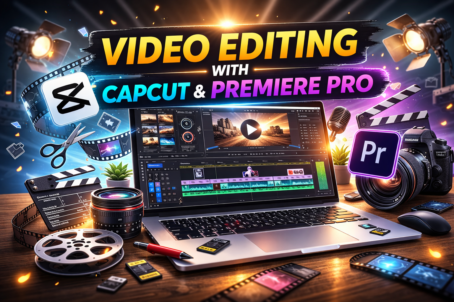 Video Editing With CapCut & Premiere Pro-Image